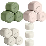 Toiletry Jars Leakproof Stackable Silicone