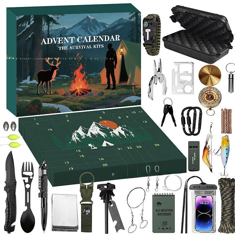 Tool Advent Calendar Outdoor Tools Set of 24