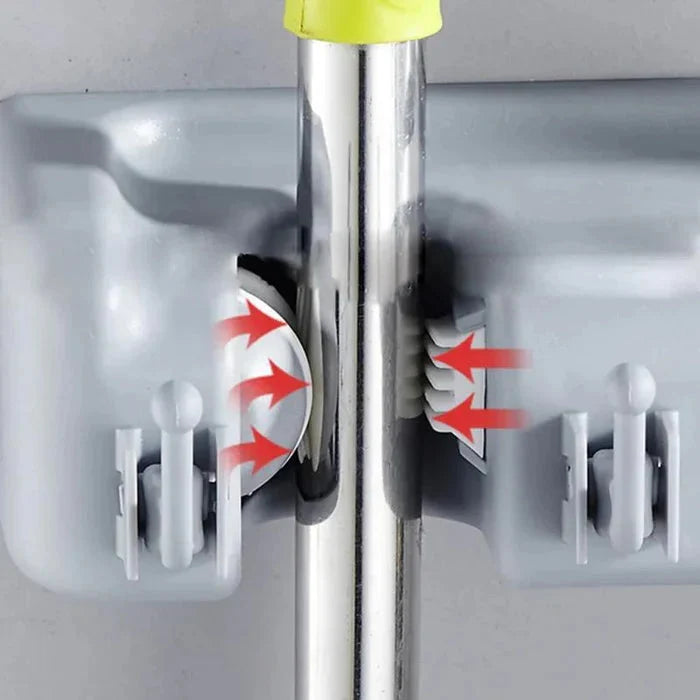 Tool Holder Wall-Mounted Secure Grip Tool-Free Installation