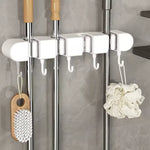 Tool Holder Wall-Mounted Secure Grip Tool-Free Installation