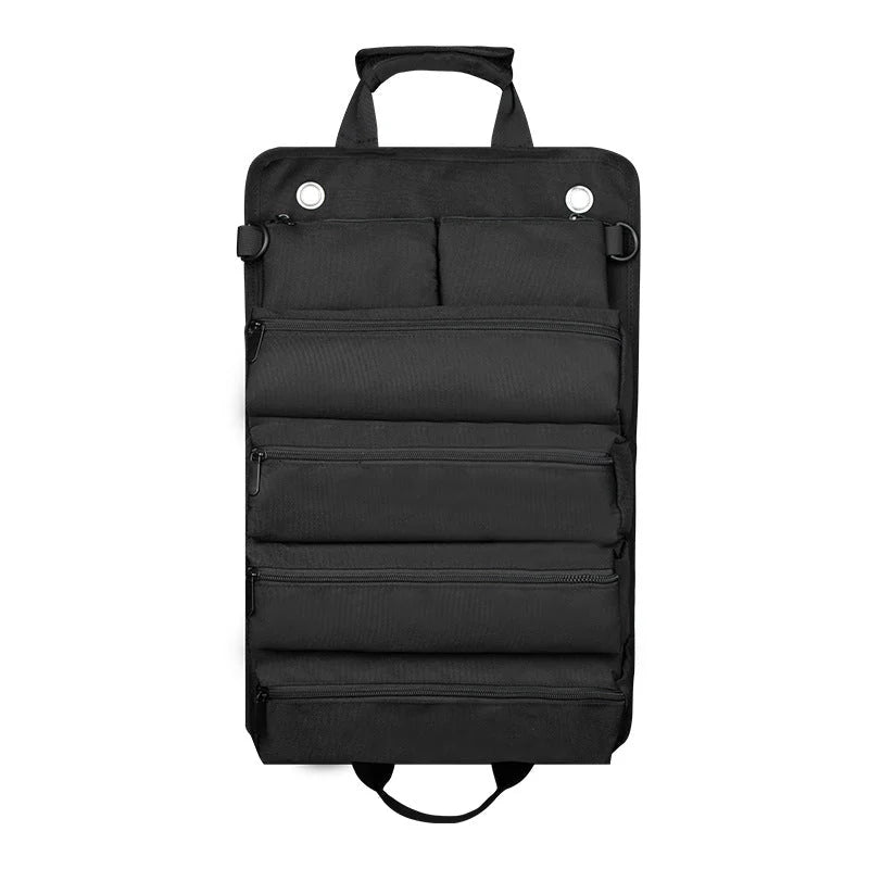 Tool Roll Bag Compact Oxford Fabric & Removable Pockets