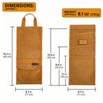 Tool Roll Waxed Canvas Multiple Pockets