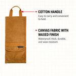 Tool Roll Waxed Canvas Multiple Pockets