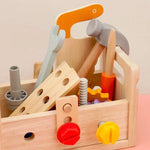 Toolbox Toy Wooden Montessori-Inspired Hands-On Learning