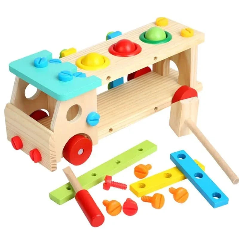 Toolbox Toy Wooden Montessori-Inspired Hands-On Learning