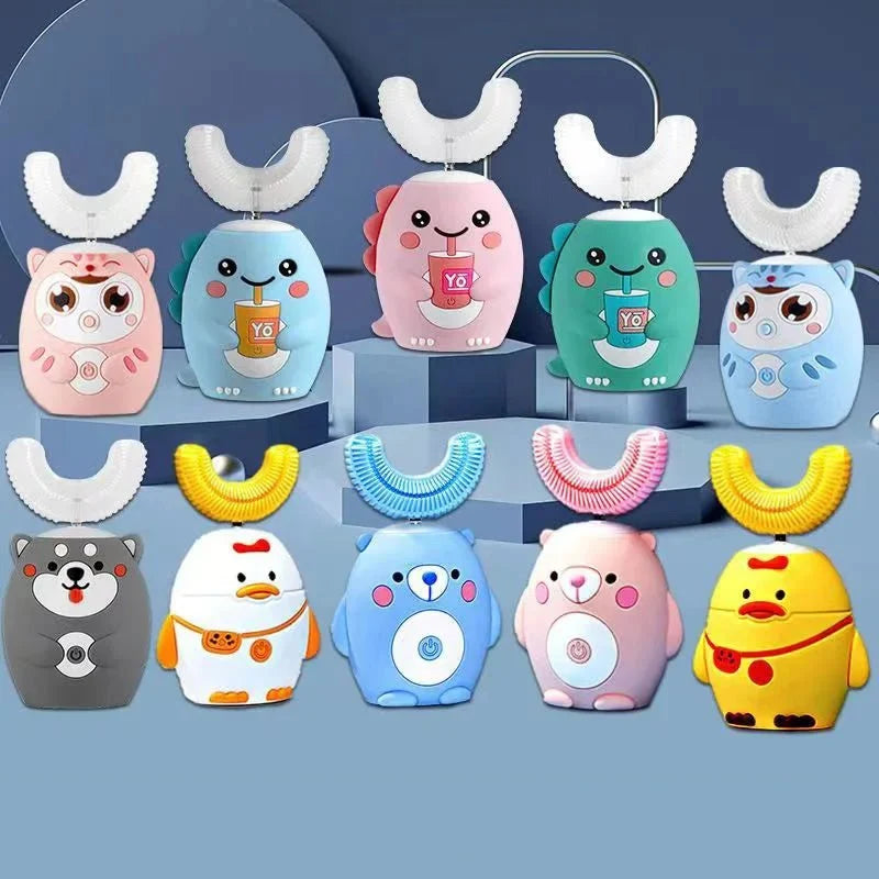 Toothbrush Replacement Head Soft Silicone For U-Shaped Brushes