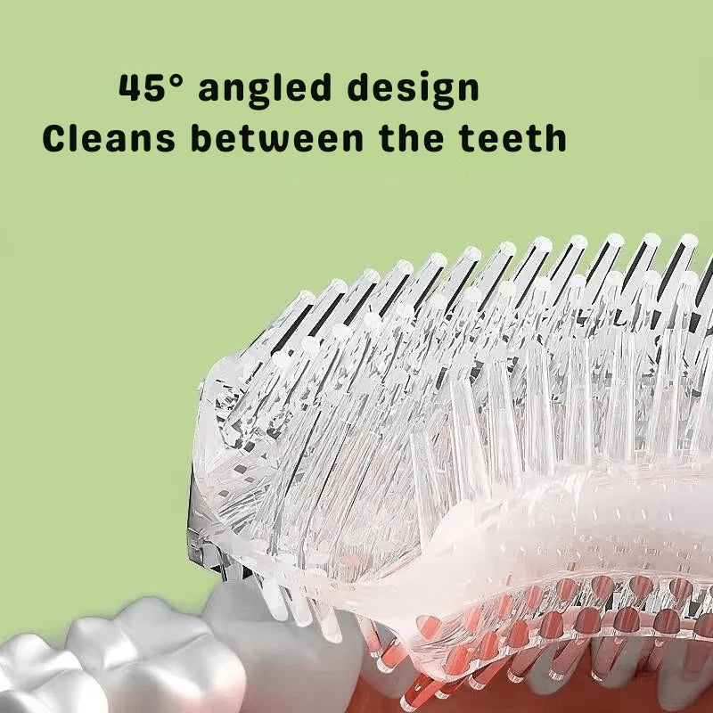 Toothbrush Replacement Head Soft Silicone For U-Shaped Brushes