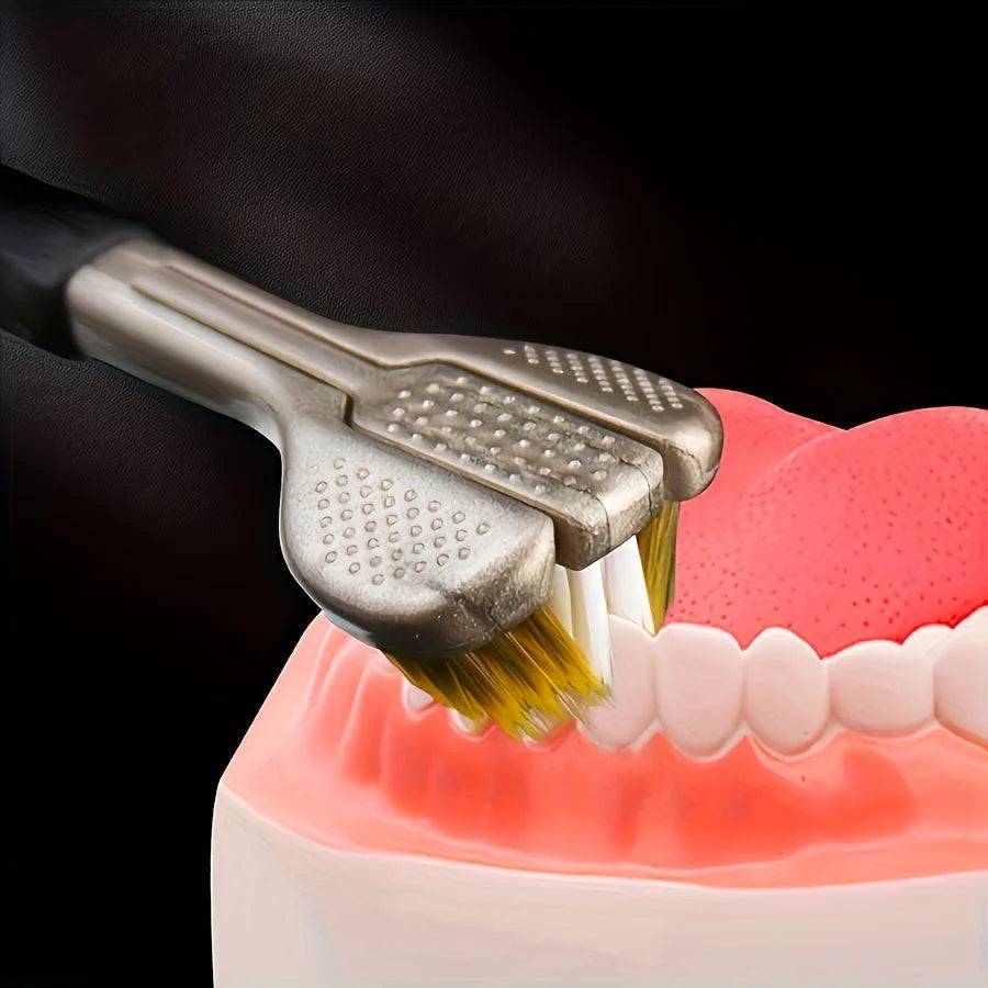 Toothbrush Triple-Sided Ultrafine Fiber Bristles