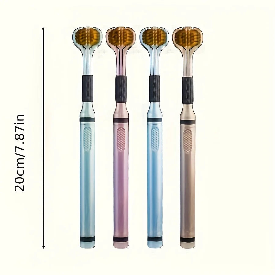 Toothbrush Triple-Sided Ultrafine Fiber Bristles