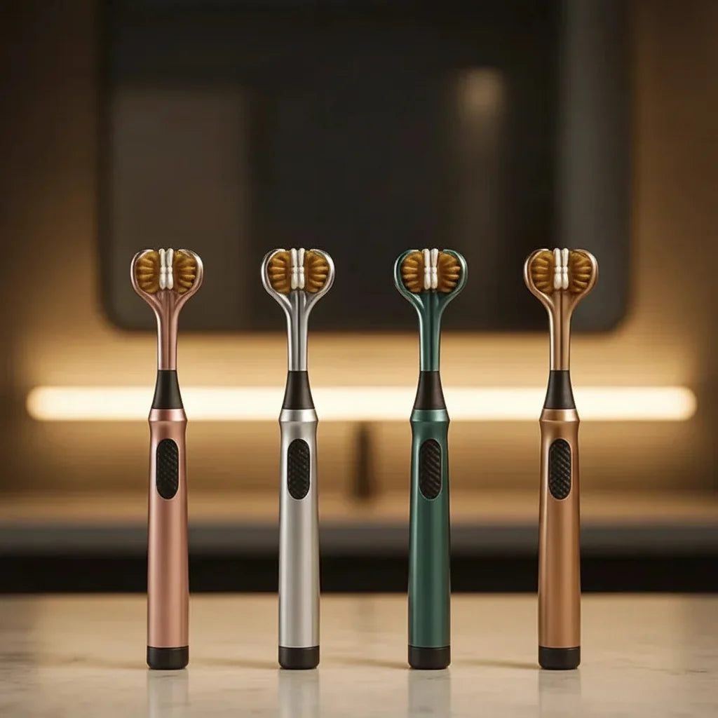 Toothbrush Triple-Sided Ultrafine Fiber Bristles
