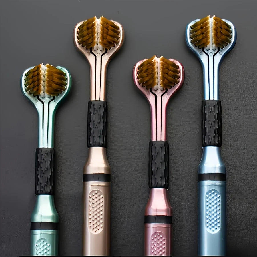 Toothbrush Triple-Sided Ultrafine Fiber Bristles