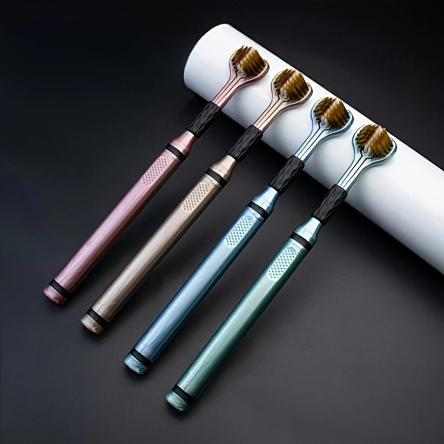 Toothbrush Triple-Sided Ultrafine Fiber Bristles