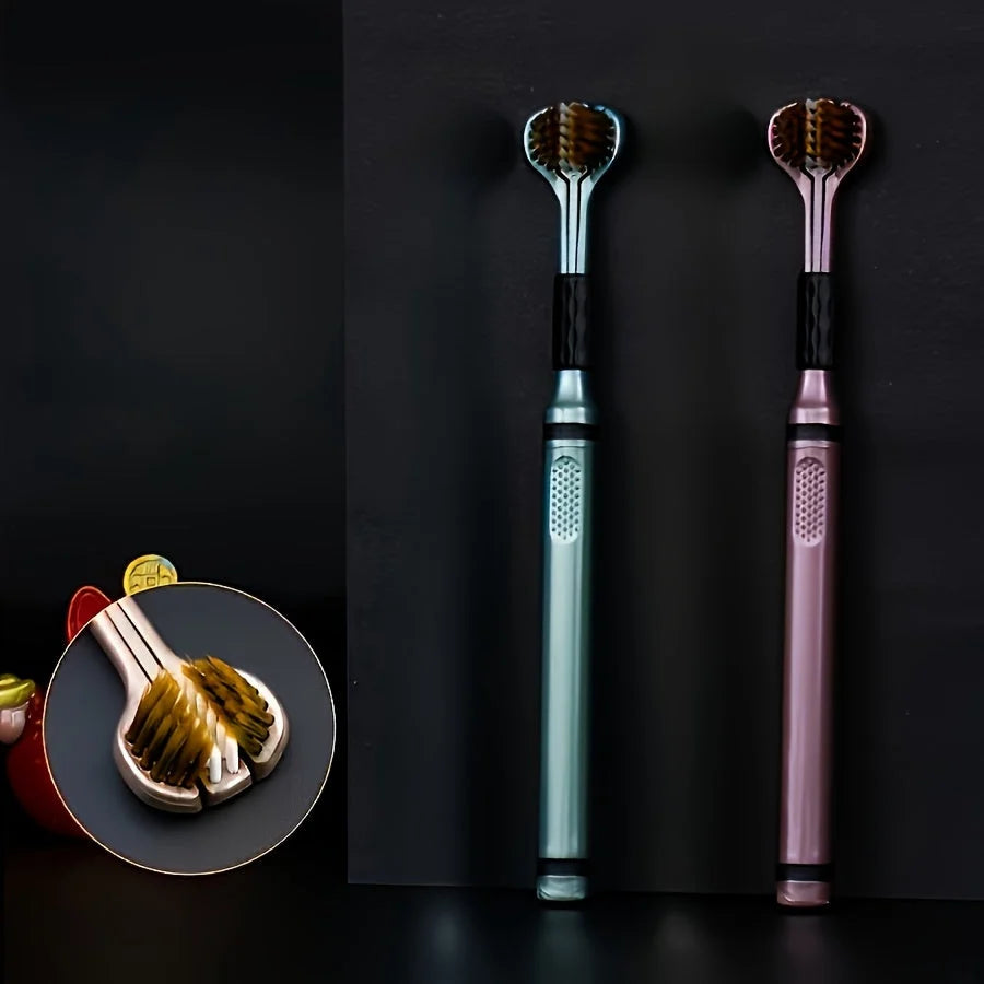 Toothbrush Triple-Sided Ultrafine Fiber Bristles