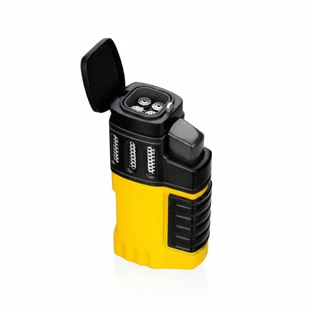 Torch Lighter 4-Jet Windproof Refillable Butane
