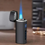 Torch Lighter Windproof Triple-Jet USB Rechargeable Touch-Activated