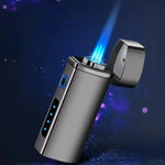 Torch Lighter Windproof Triple-Jet USB Rechargeable Touch-Activated
