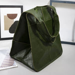Tote Bag Oversized Scratch-Resistant PU Leather Convertible
