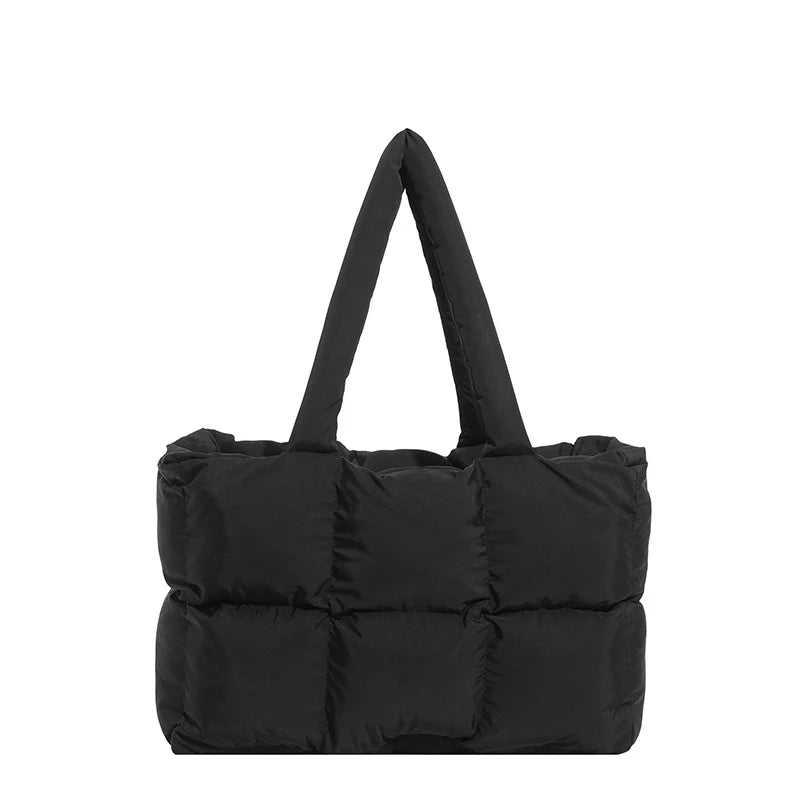 Tote Bag Puffed Spacious Adjustable Handles