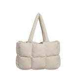 Tote Bag Puffed Spacious Adjustable Handles