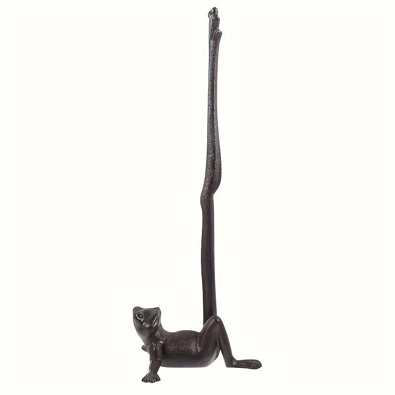 Towel Holder Freestanding Resin Frog Design