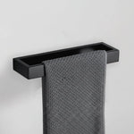 Towel Holder Wall-Mounted Stainless Steel Matte Black