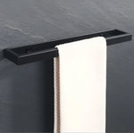 Towel Holder Wall-Mounted Stainless Steel Matte Black