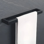 Towel Holder Wall-Mounted Stainless Steel Matte Black