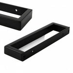 Towel Holder Wall-Mounted Stainless Steel Matte Black