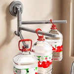Towel Rack 180° Swivel Arms Suction Cup Mounting