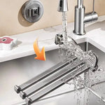 Towel Rack 180° Swivel Arms Suction Cup Mounting