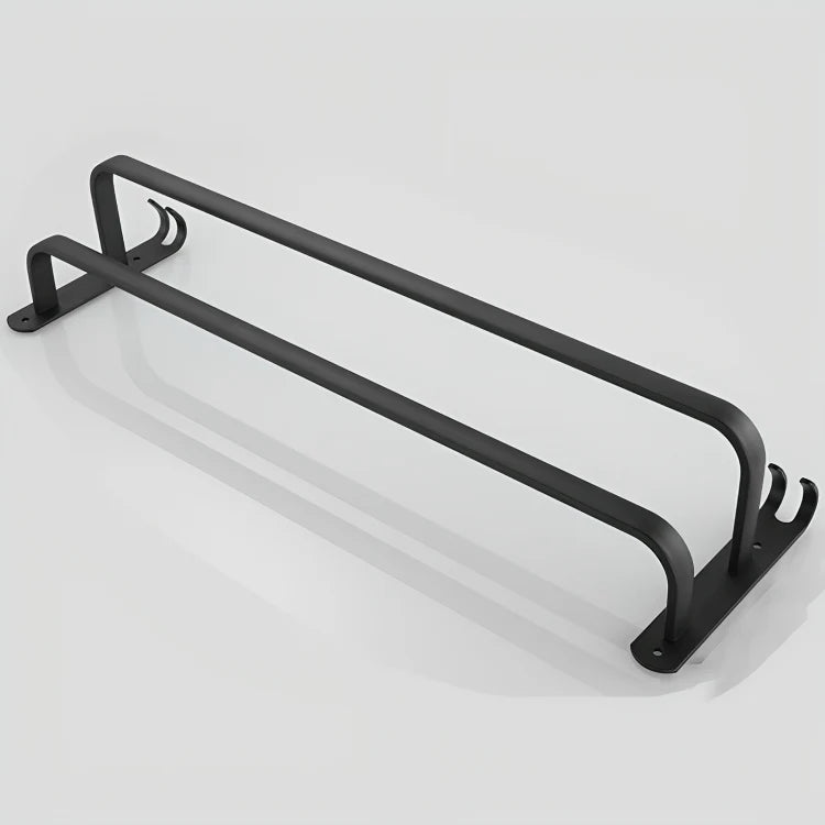 Towel Rack Wall-Mounted Aluminum Space-Saving Storage