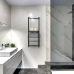 Towel Rack Wall-Mounted Stainless Steel Rust-Resistant Space-Saving