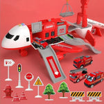 Toy Airplane Playset ABS Plastic Aircraft & Vehicles