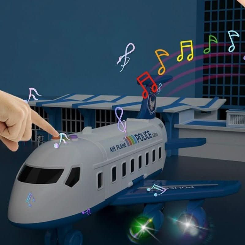 Toy Airplane Playset ABS Plastic Aircraft & Vehicles
