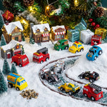 Toy Car Advent Calendar Pull-Back Action 24 Vehicles