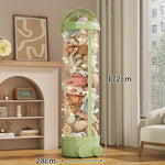 Toy Storage Organizer Clear Zippered Rolling Base
