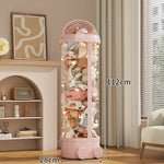 Toy Storage Organizer Clear Zippered Rolling Base