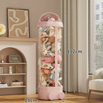 Toy Storage Organizer Clear Zippered Rolling Base