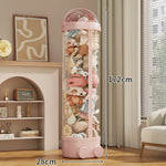 Toy Storage Organizer Clear Zippered Rolling Base