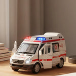 Toy Vehicle Set Three Emergency Vehicles 1:64 Scale