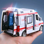 Toy Vehicle Set Three Emergency Vehicles 1:64 Scale