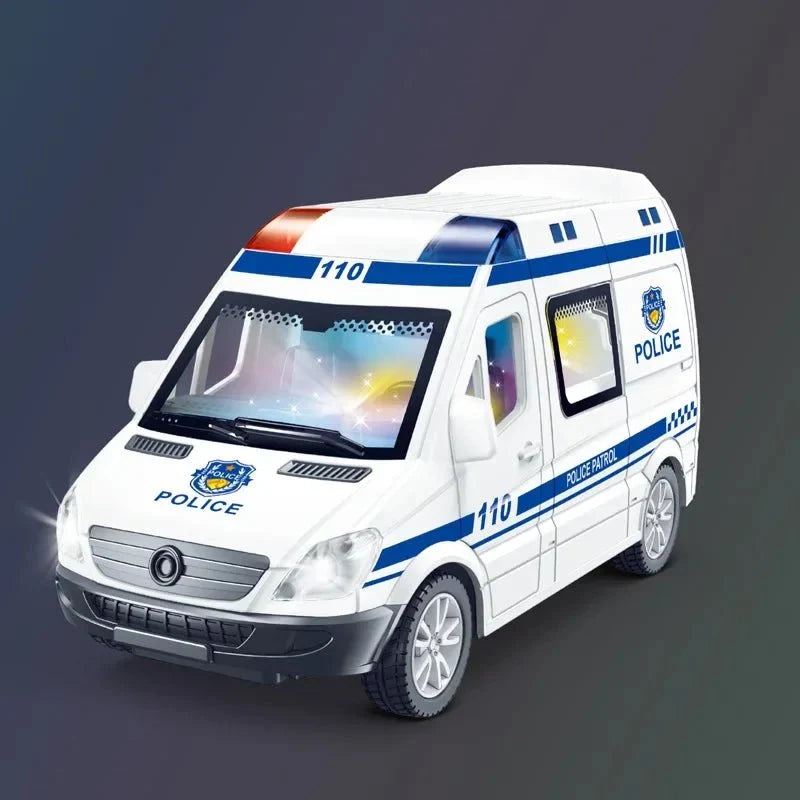 Toy Vehicle Set Three Emergency Vehicles 1:64 Scale