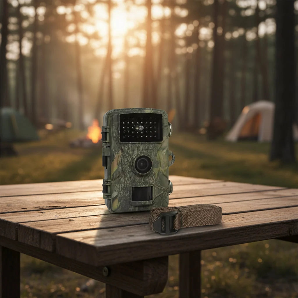 Trail Camera No-Glow Night Vision IP66 Weatherproof 12 MP Photos & 1080P HD Video
