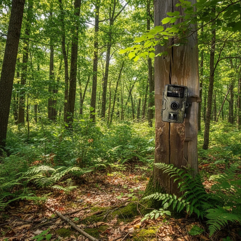 Trail Camera No-Glow Night Vision IP66 Weatherproof 12 MP Photos & 1080P HD Video