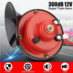 Train Horn Electric Mini Compressor 300 dB Weather-Resistant