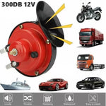 Train Horn Electric Mini Compressor 300 dB Weather-Resistant