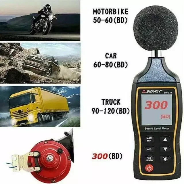 Train Horn Electric Mini Compressor 300 dB Weather-Resistant