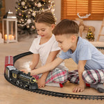Train Set Battery-Operated Realistic Sound Easy Assembly