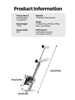 Transplanter Tool Stainless Steel Ergonomic Digging Drum
