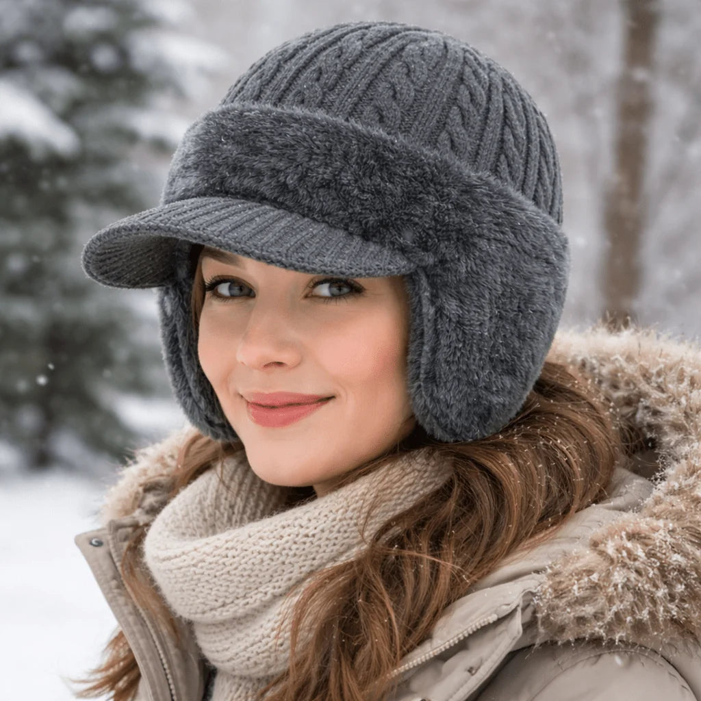 Trapper Hat Double-Layer Insulated Windproof Fur Lined